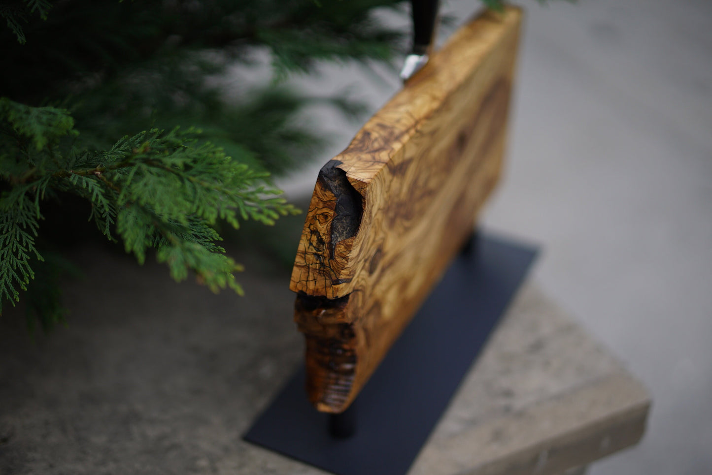 Magnetic Knife Block- Knife Display, Knife Block, Utensil Holder For Kitchen, Kitchen Organization Knife Stand, Magnetic Knife Block,