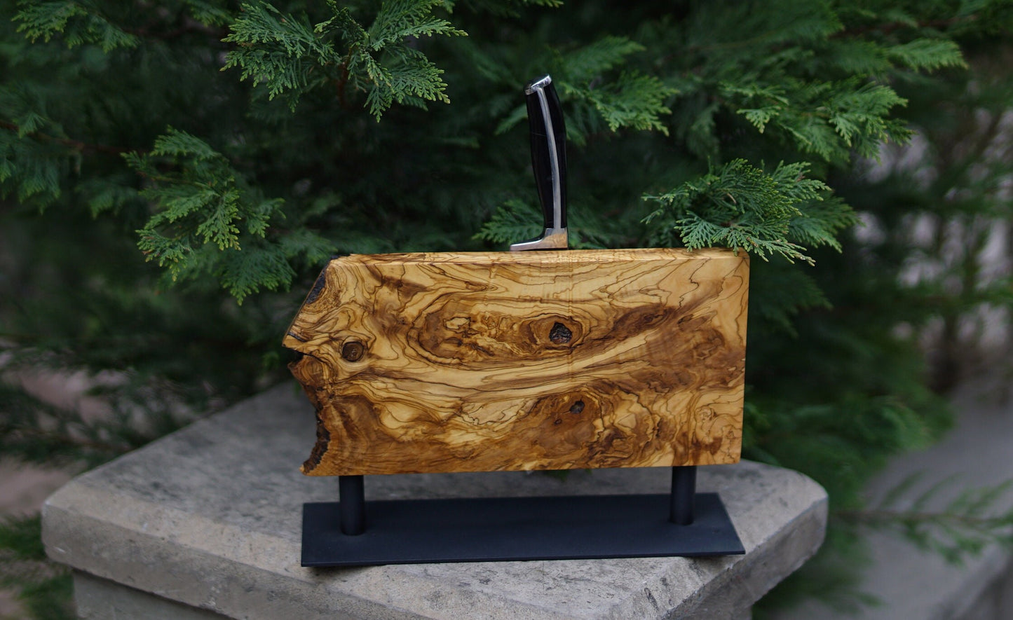 Magnetic Knife Block- Knife Display, Knife Block, Utensil Holder For Kitchen, Kitchen Organization Knife Stand, Magnetic Knife Block,