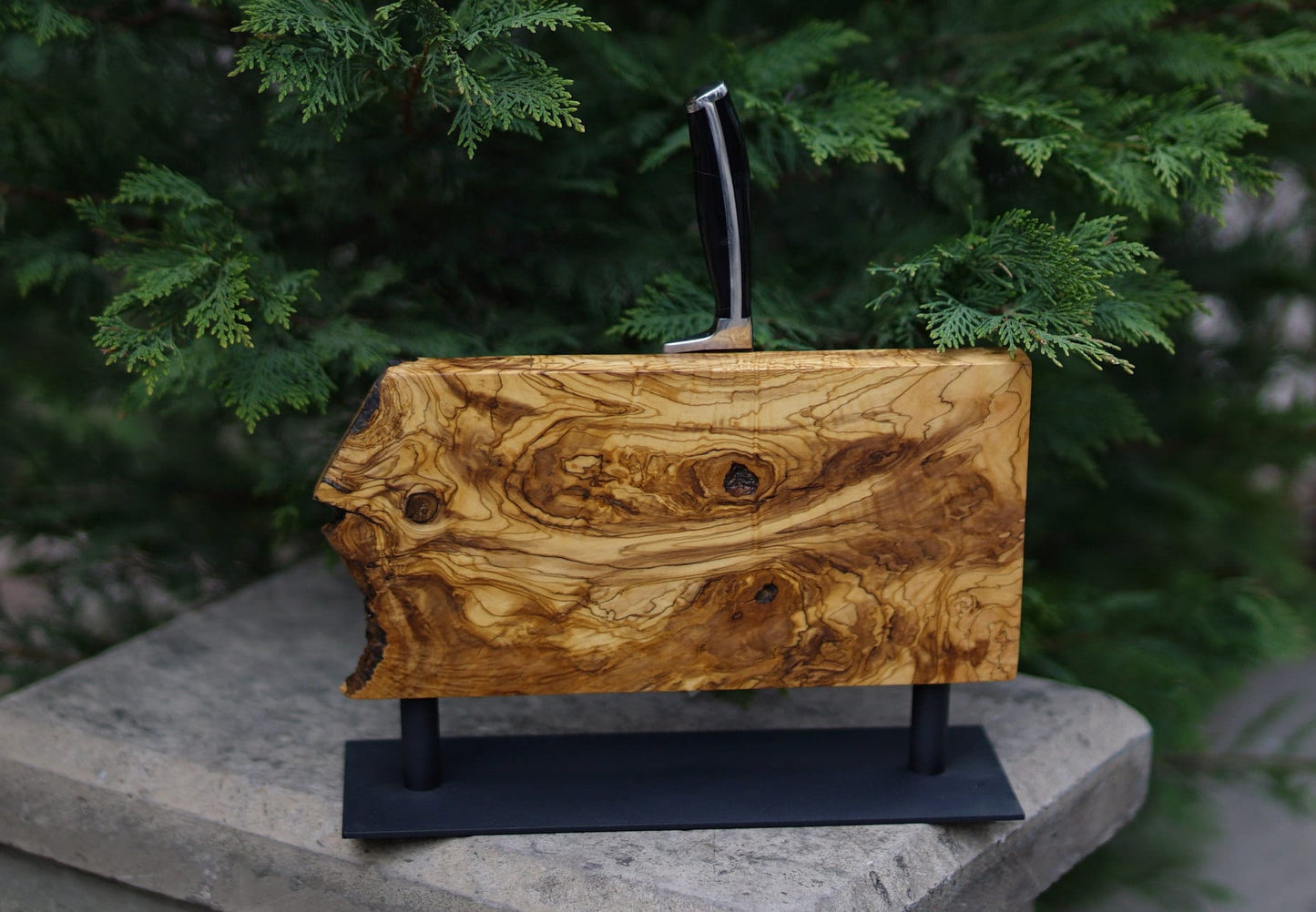 Magnetic Knife Block- Knife Display, Knife Block, Utensil Holder For Kitchen, Kitchen Organization Knife Stand, Magnetic Knife Block,