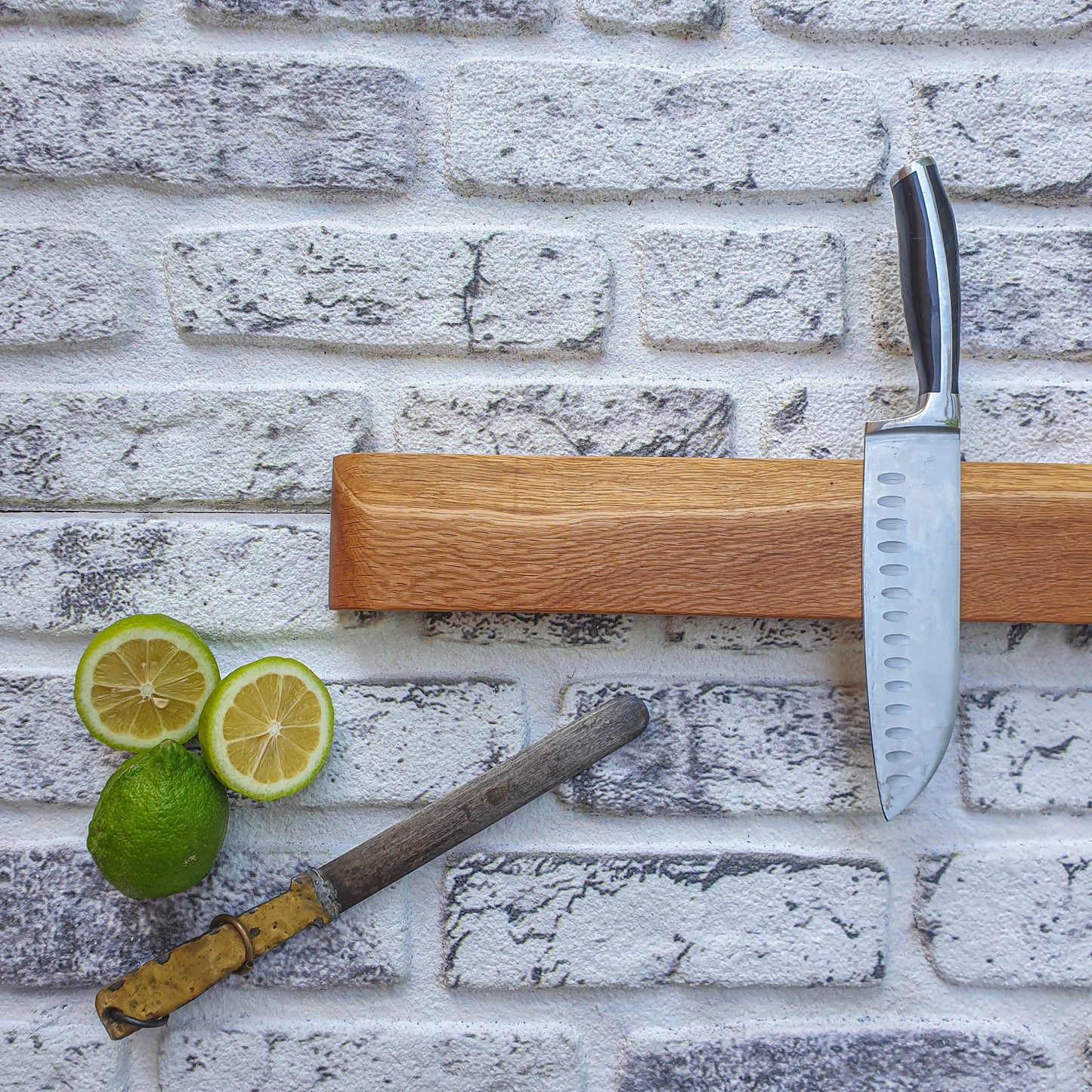 Wooden Magnetic Knife Holder, Wall Mounted Magnetic Knife Rack
