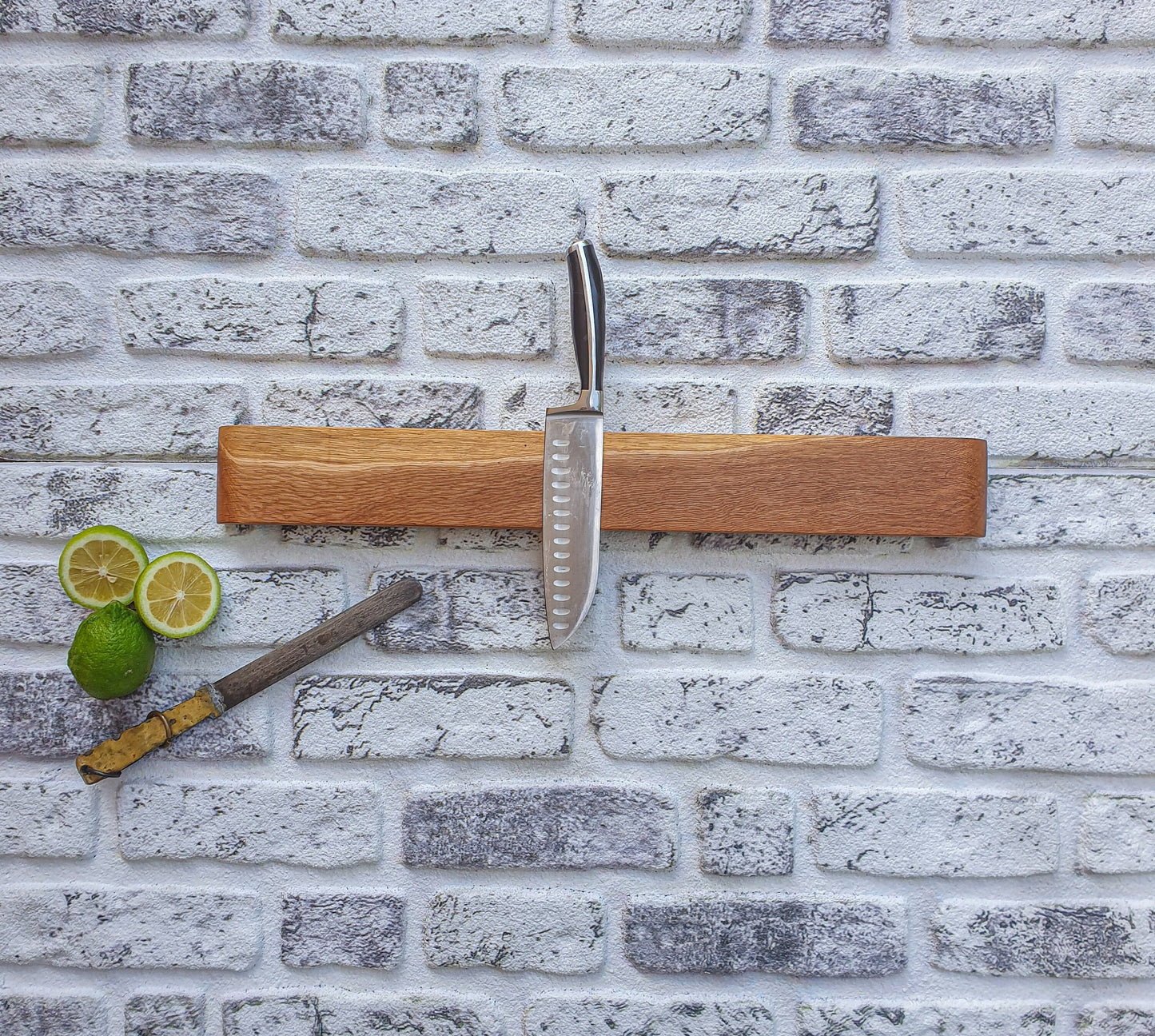 Wooden Magnetic Knife Holder, Wall Mounted Magnetic Knife Rack