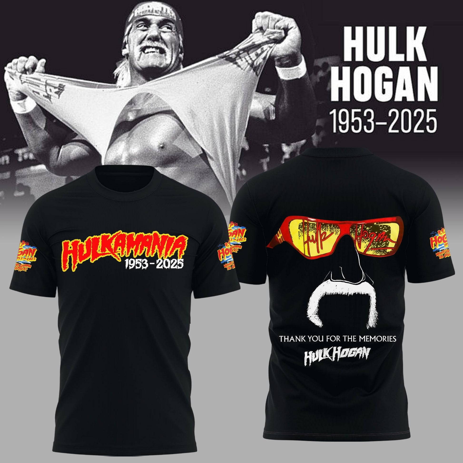 R.I.P Hulk Hogan – Thank You For The Memories Shirt