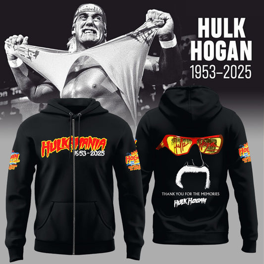 R.I.P Hulk Hogan – Thank You For The Memories Zip Hoodie