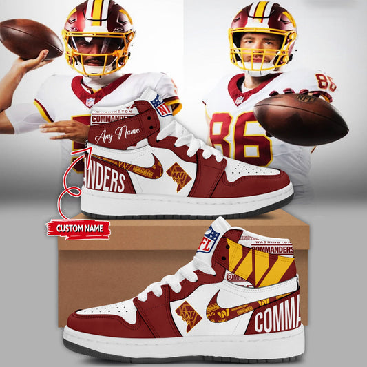 Limited Edition Washington Commanders AJ1 New Shoes