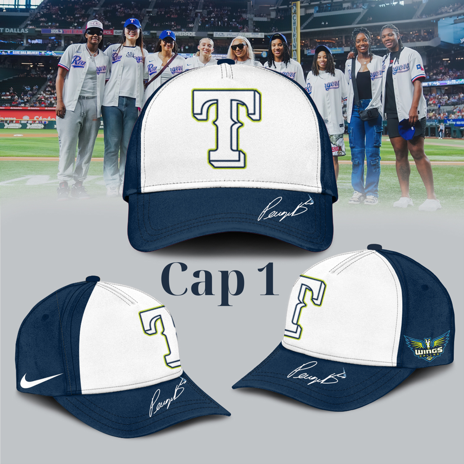 Texas Rangers _ Dallas Wings Jersey 2025