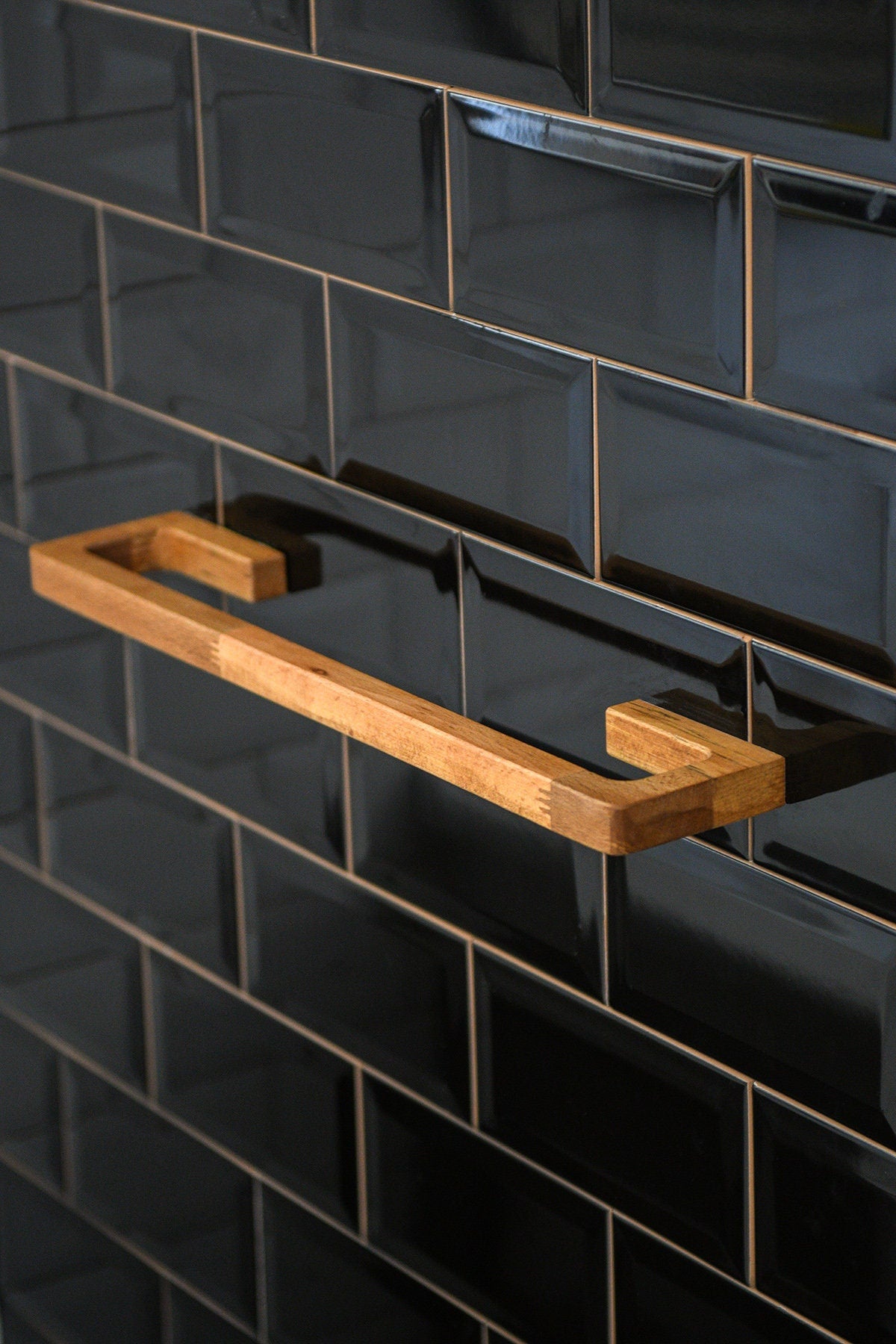 Wood Towel Hooks, Wood Towel Rods,Modern Towel Rack, Wooden Holder