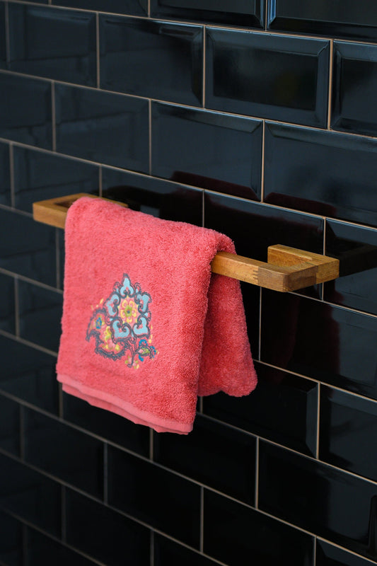 Wood Towel Hooks, Wood Towel Rods,Modern Towel Rack, Wooden Holder