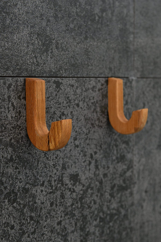 Wood Coat Hooks, Wood Hooks, Wood Towel Hooks,