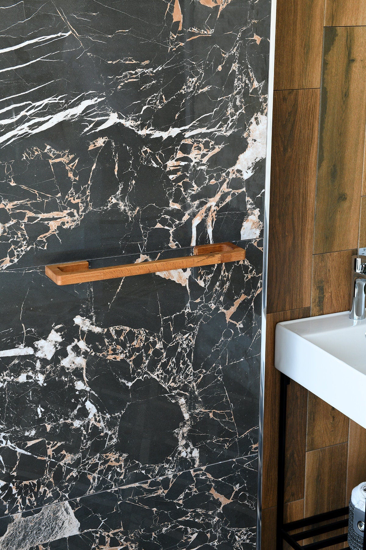 Wood Towel Hooks, Wood Towel Rods,Modern Towel Rack, Wooden Holder