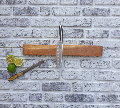 Wooden Magnetic Knife Holder, Wall Mounted Magnetic Knife Rack