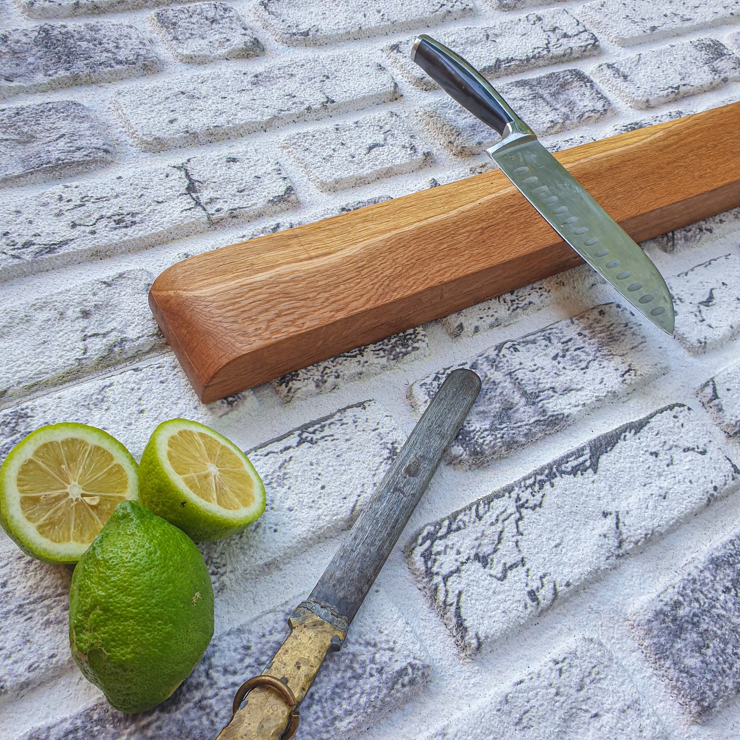 Wooden Magnetic Knife Holder, Wall Mounted Magnetic Knife Rack