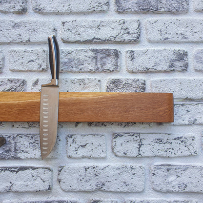 Wooden Magnetic Knife Holder, Wall Mounted Magnetic Knife Rack