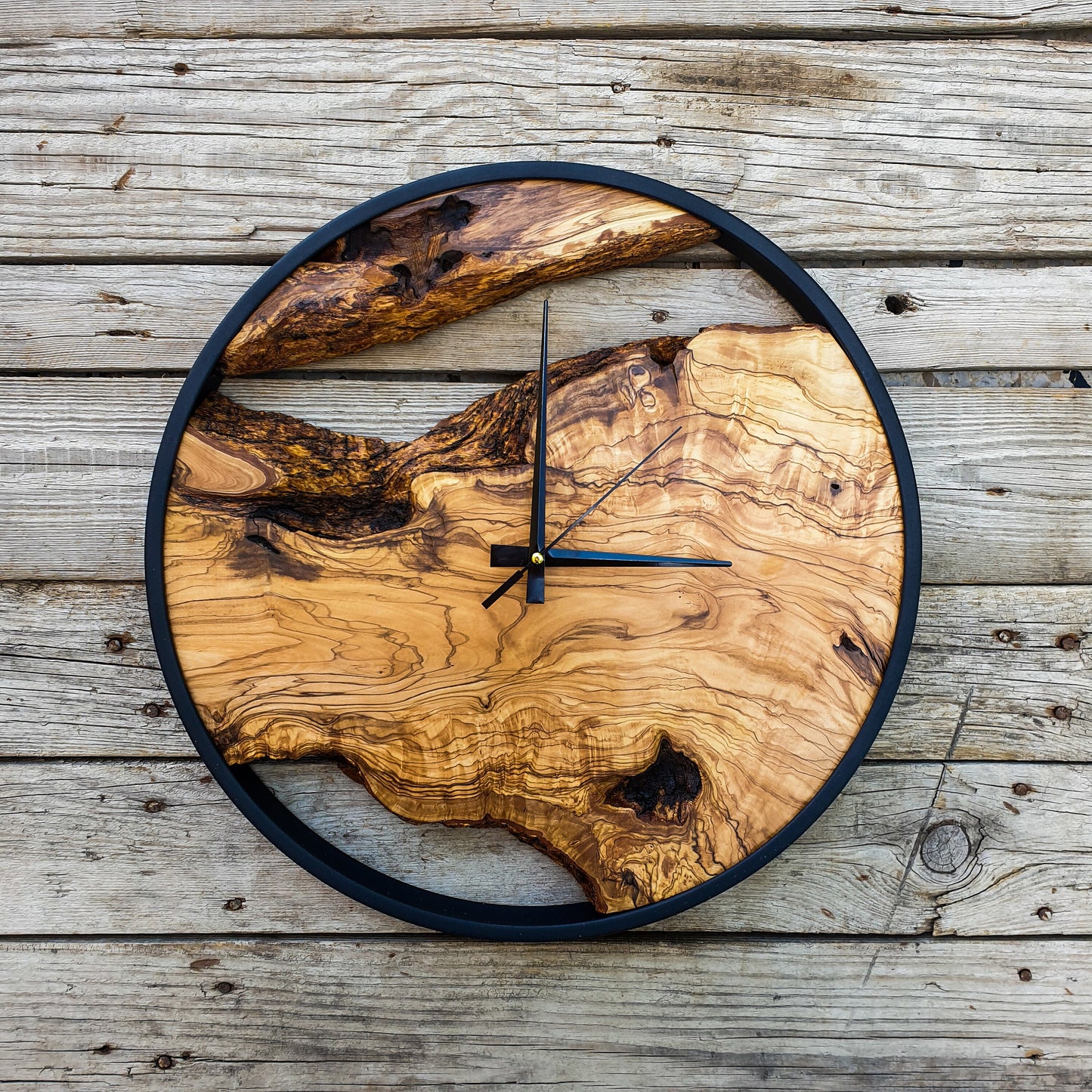 Made to Order Wood Wall Clock, Unique Wall Clock, Wood Clocks for Wall, Farmhouse Decor