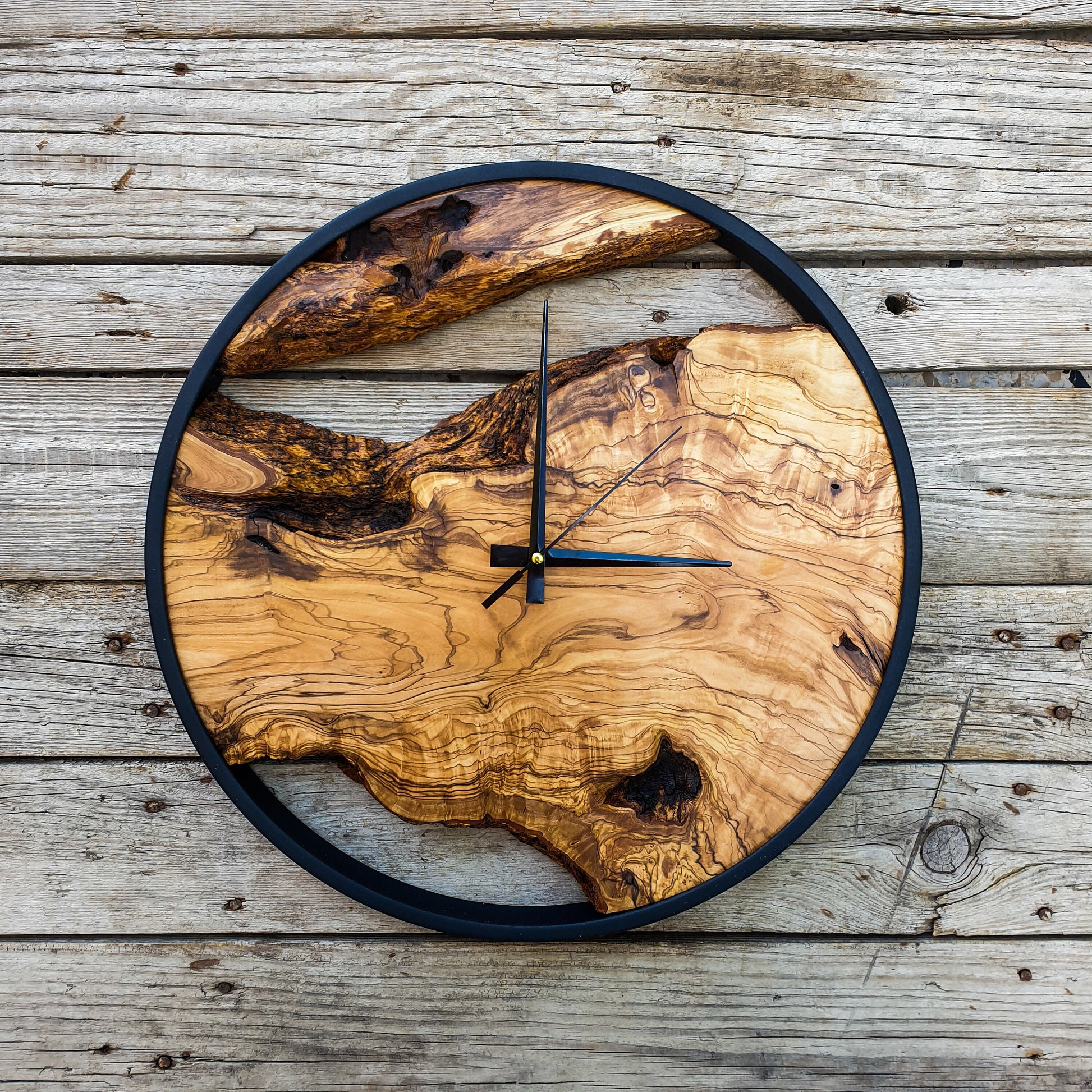 Made to Order Wood Wall Clock, Unique Wall Clock, Wood Clocks for Wall, Farmhouse Decor