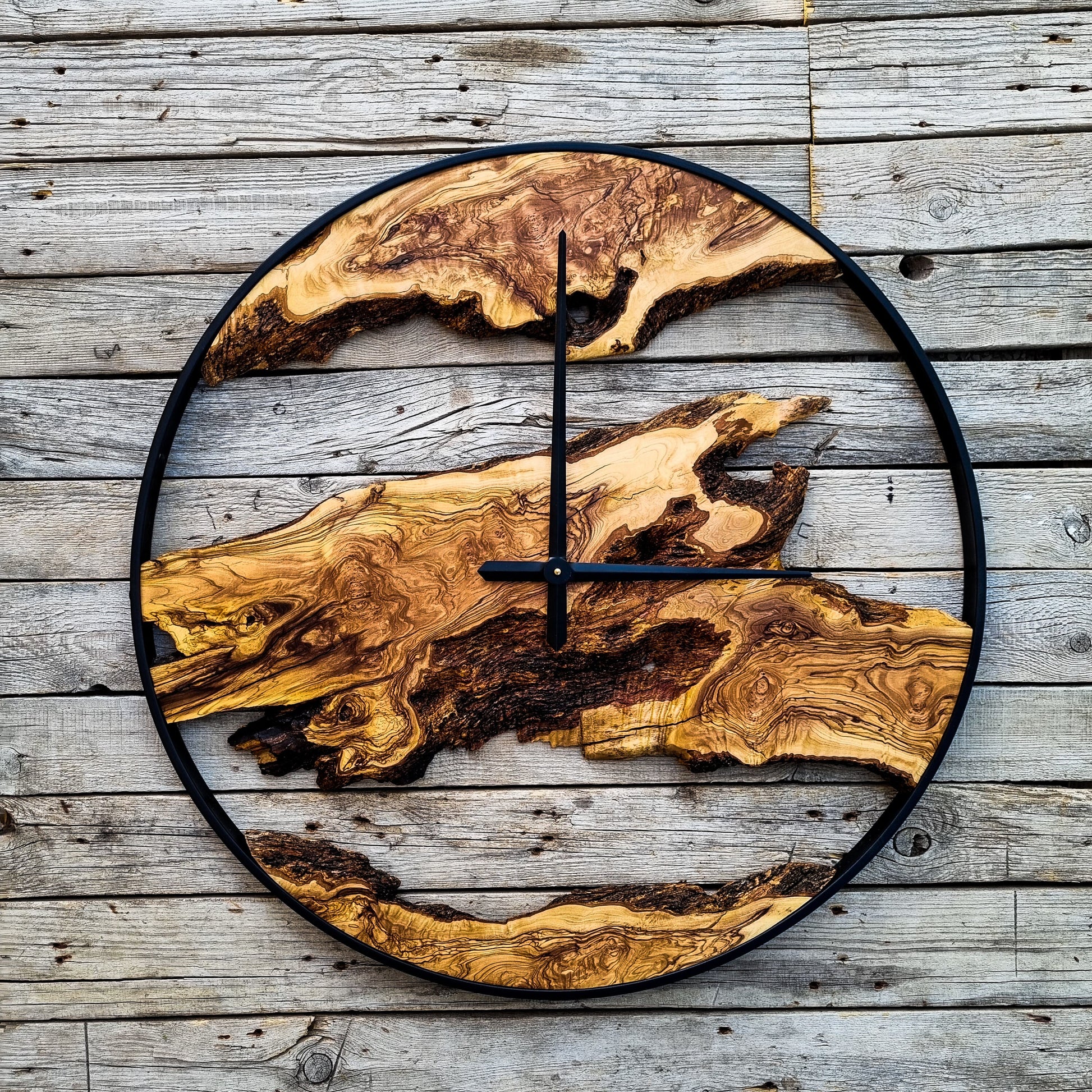 Made to Order Wood Wall Clock, Unique Wall Clock, Wood Clocks for Wall, Farmhouse Decor