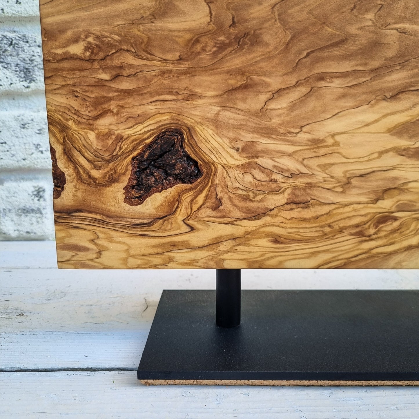 Magnetic Knife Rack, Olive Wood Knife Holder