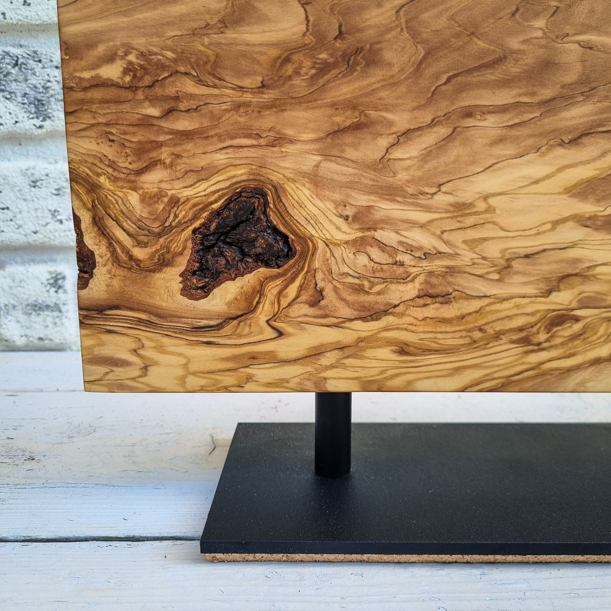 Magnetic Knife Rack, Olive Wood Knife Holder