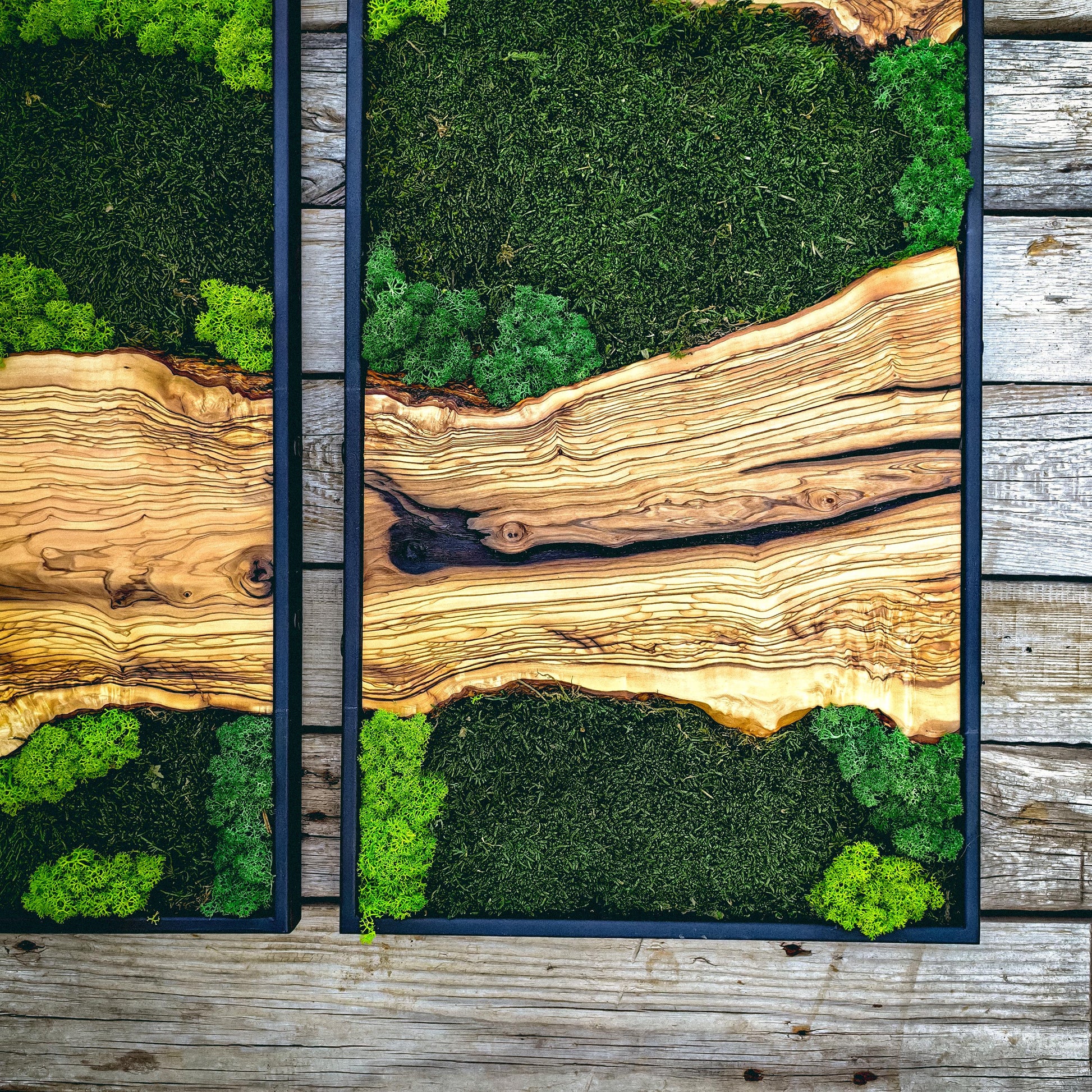 Moss Wall Art - Wood & Moss Wall Decor