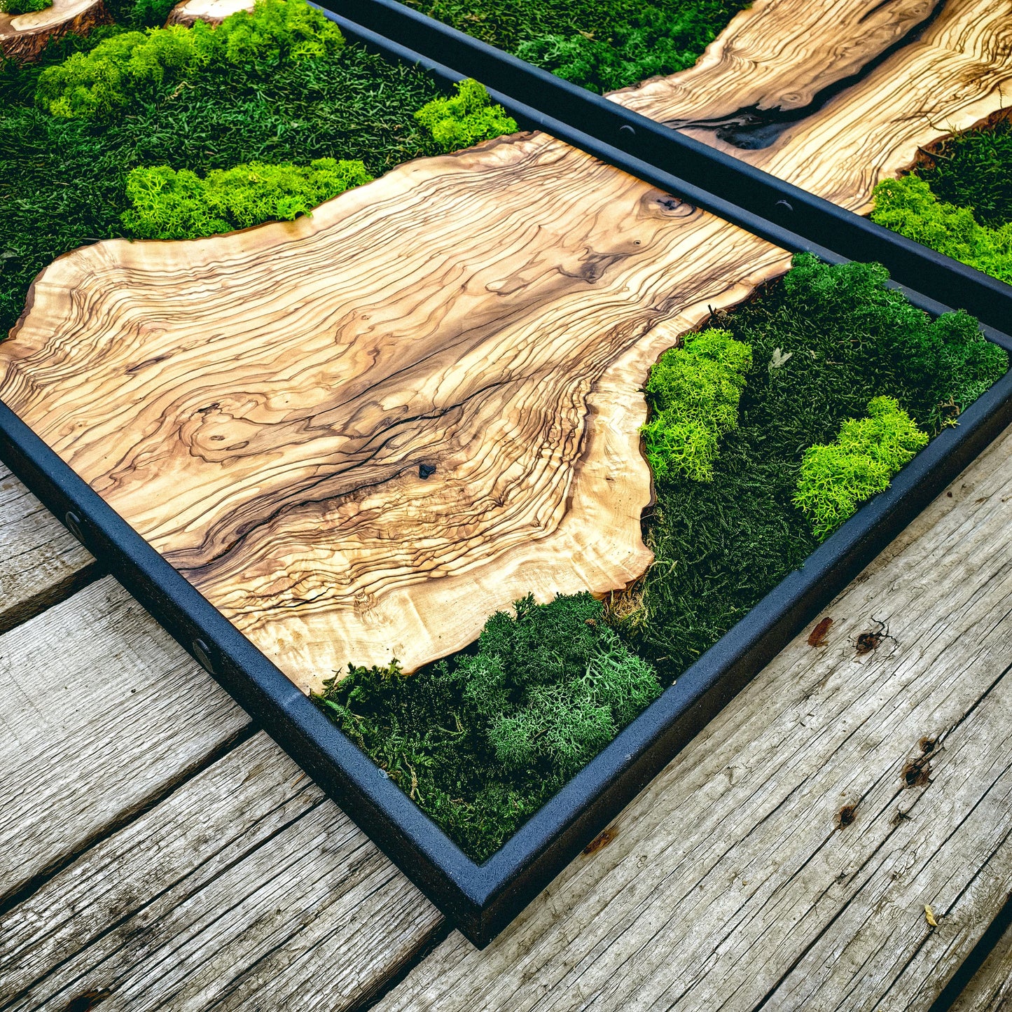 Moss Wall Art - Wood & Moss Wall Decor