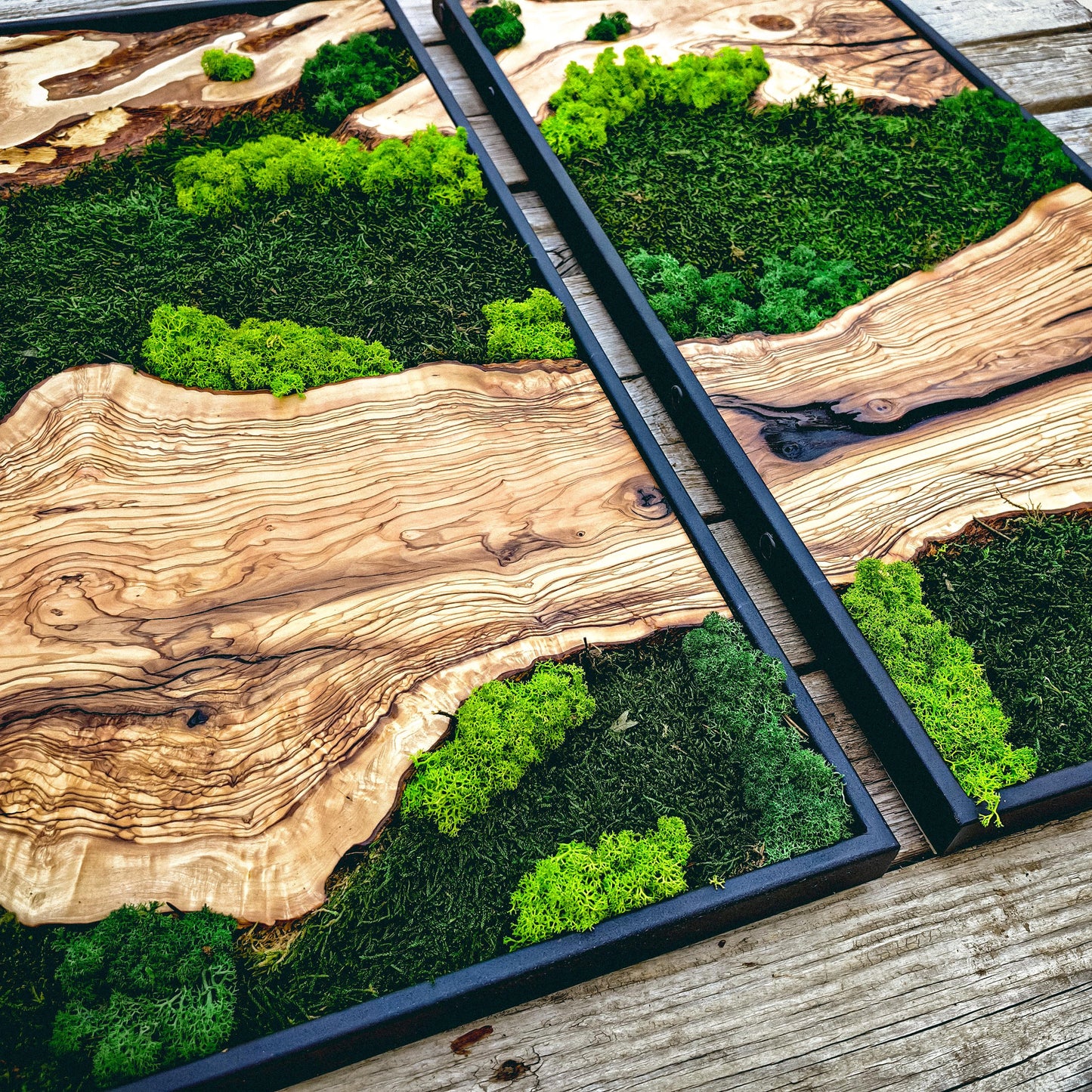 Moss Wall Art - Wood & Moss Wall Decor