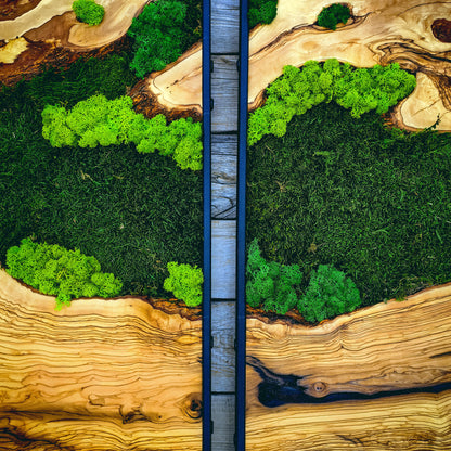 Moss Wall Art - Wood & Moss Wall Decor