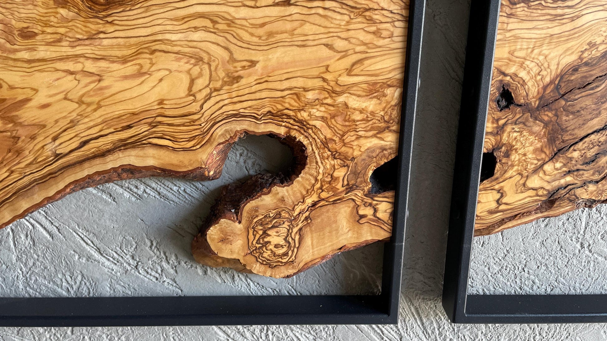 Olive Wood Wall Art Collection – 3 Piece Wood Wall Decor Set for Stylish Home Decor, Rustic Wall Art, Nature-Inspired Design