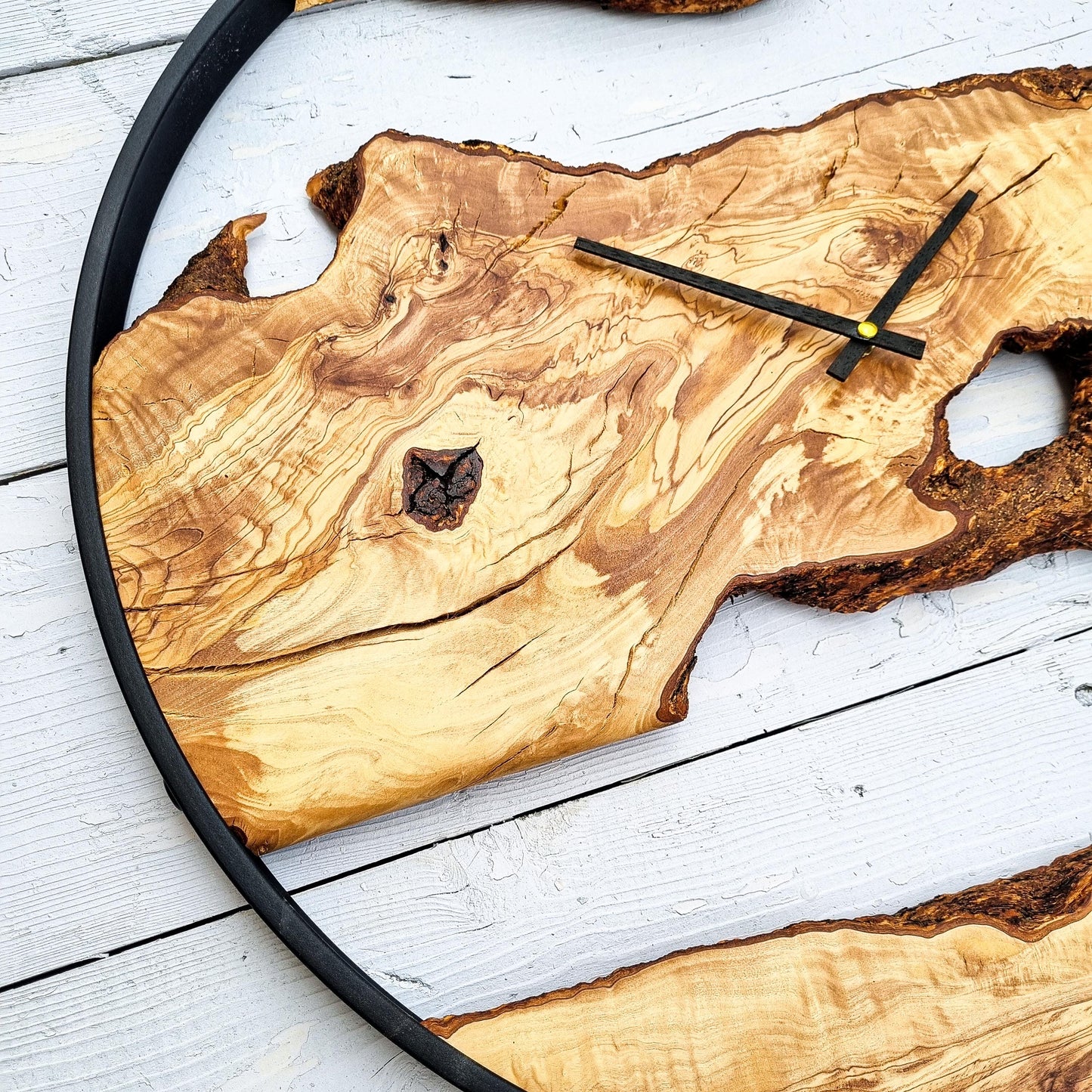 Large Wood Clock, Wood Wall Clock , Wood Clock , Wooden Wall Clock , Rustic Wall Clock , Farmhouse Clock, Unique Wall Clock