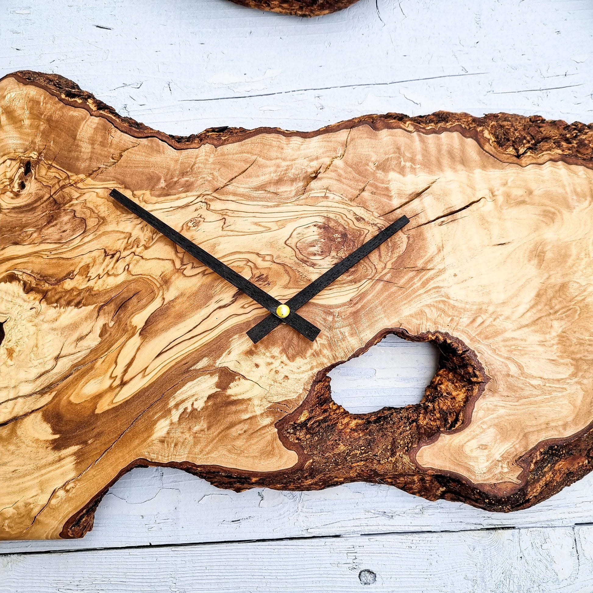 Large Wood Clock, Wood Wall Clock , Wood Clock , Wooden Wall Clock , Rustic Wall Clock , Farmhouse Clock, Unique Wall Clock