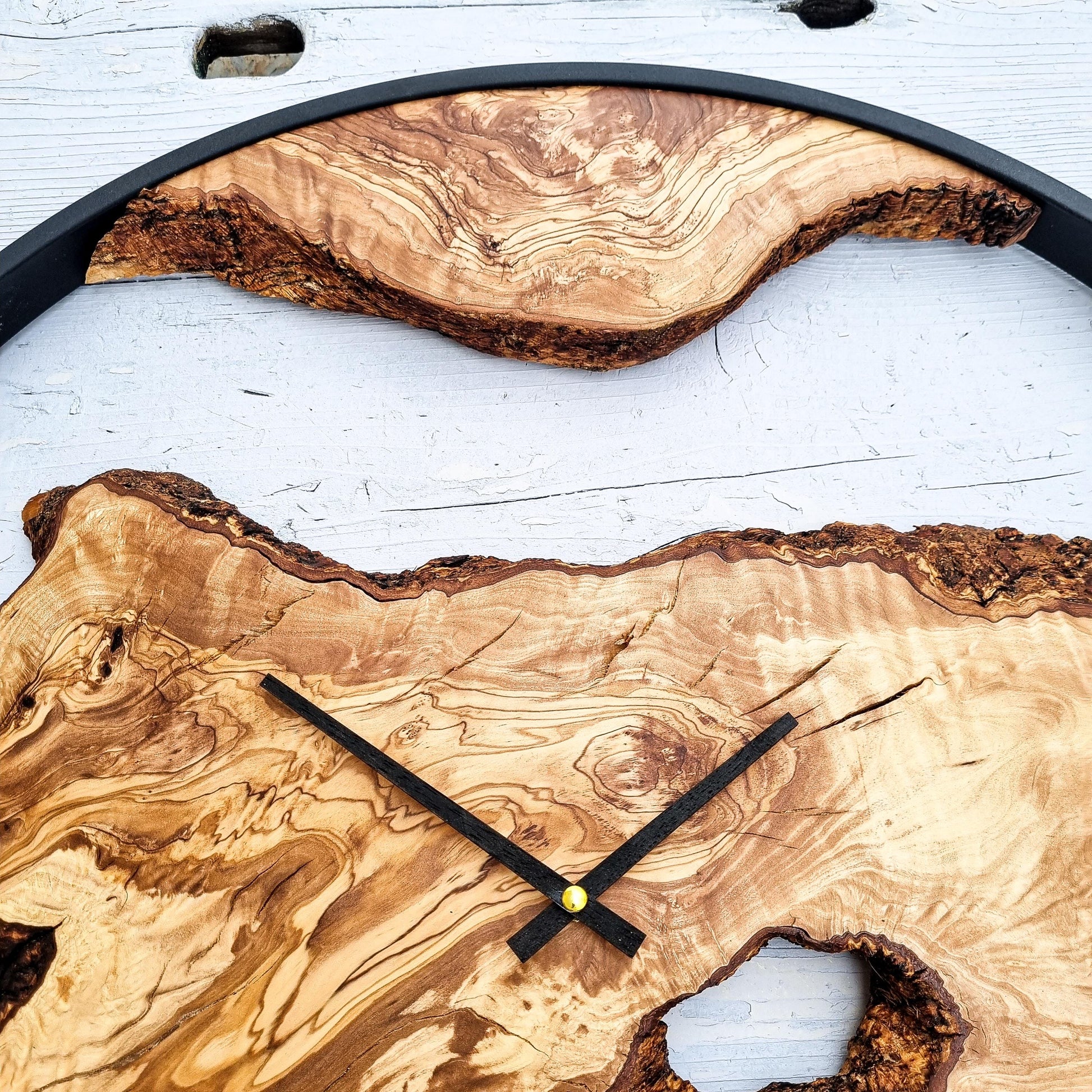 Large Wood Clock, Wood Wall Clock , Wood Clock , Wooden Wall Clock , Rustic Wall Clock , Farmhouse Clock, Unique Wall Clock